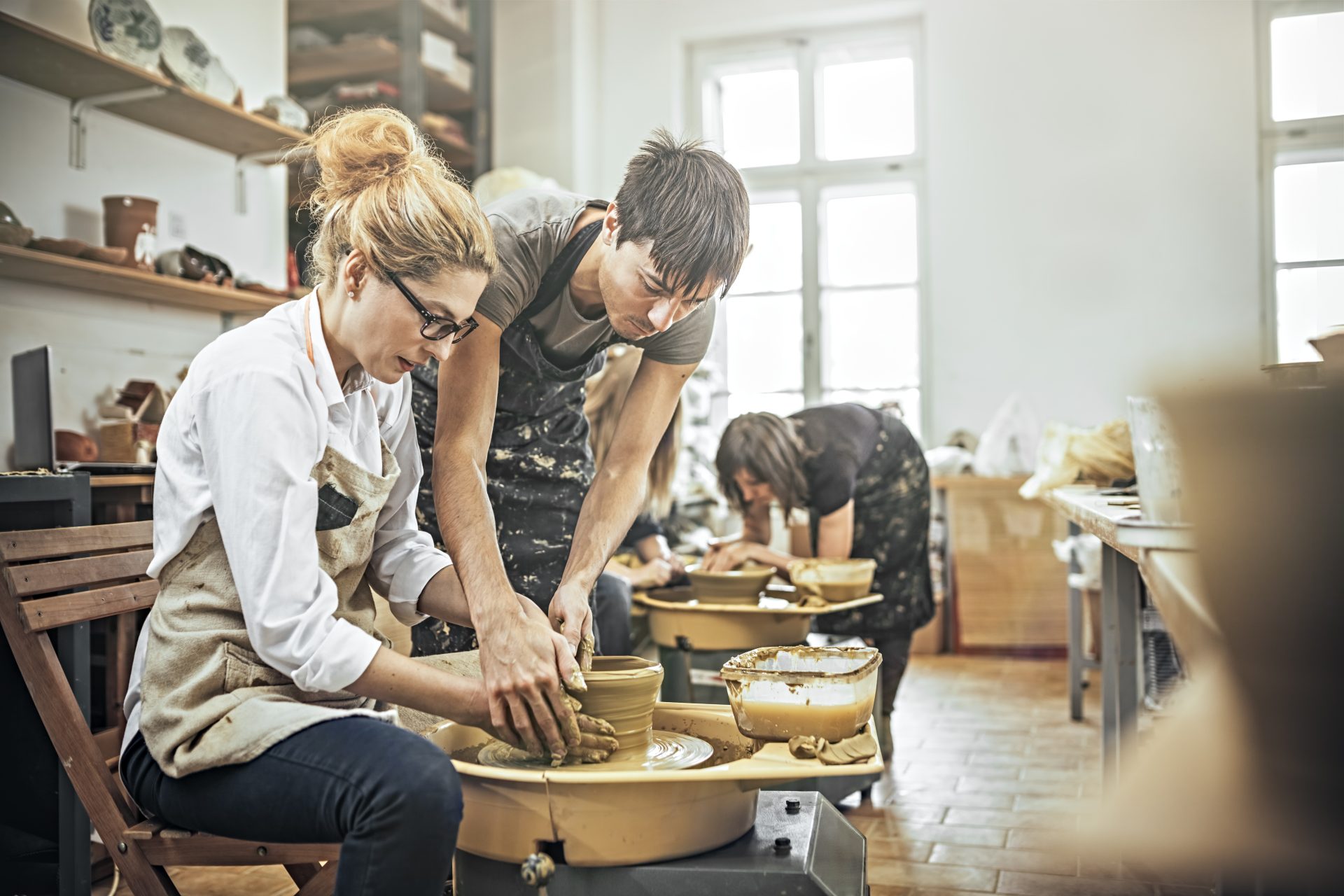 céramiste, métier d’art, artisanat, métier manuel, potier, objet d’art, formation, accès au métier, bilan de compétences, ORIENTACTION