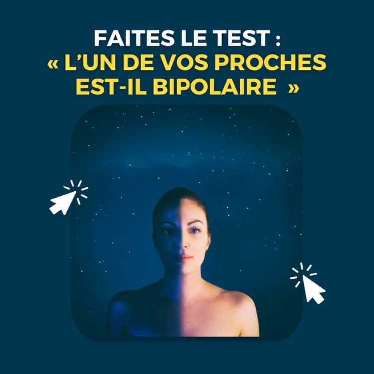 Bipolaire, test, détection, symptômes, diagnostic, troubles de l'humeur, manie, dépression, santé mentale, soutien, traitement, compréhension, aide, gestion, stabilisation, cycle émotionnel, psychothérapie, médication, reconnaissance des signes, intervention précoce, bien-être psychologique, équilibre émotionnel, thérapie, accompagnement, résilience