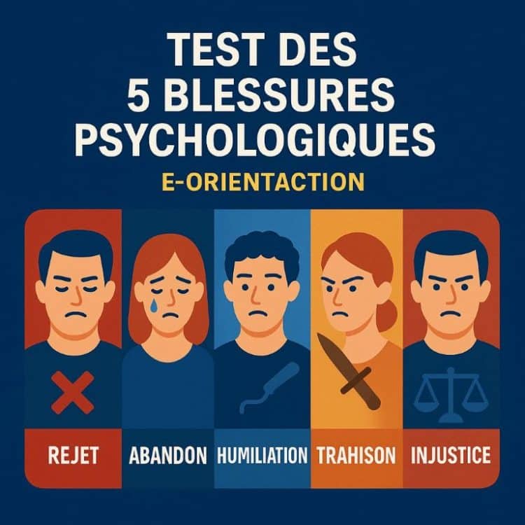 test émotionnel, blessures affectives, psychologie blessures, Lise Bourbeau, cicatrices émotionnelles, trauma relationnel, schémas répétitifs, guérison intérieure, analyse psychologique, test blessures d'âme, rejet-abandon-trahison-injustice-humiliation, inconscient émotionnel, blocages affectifs, comportements automatiques, développement personnel, thérapie émotionnelle, quête de guérison, empreinte psychique, résilience émotionnelle, relations toxiques, auto-analyse, libération émotionnelle, connaissance de soi, thérapie blessures, transformation personnelle