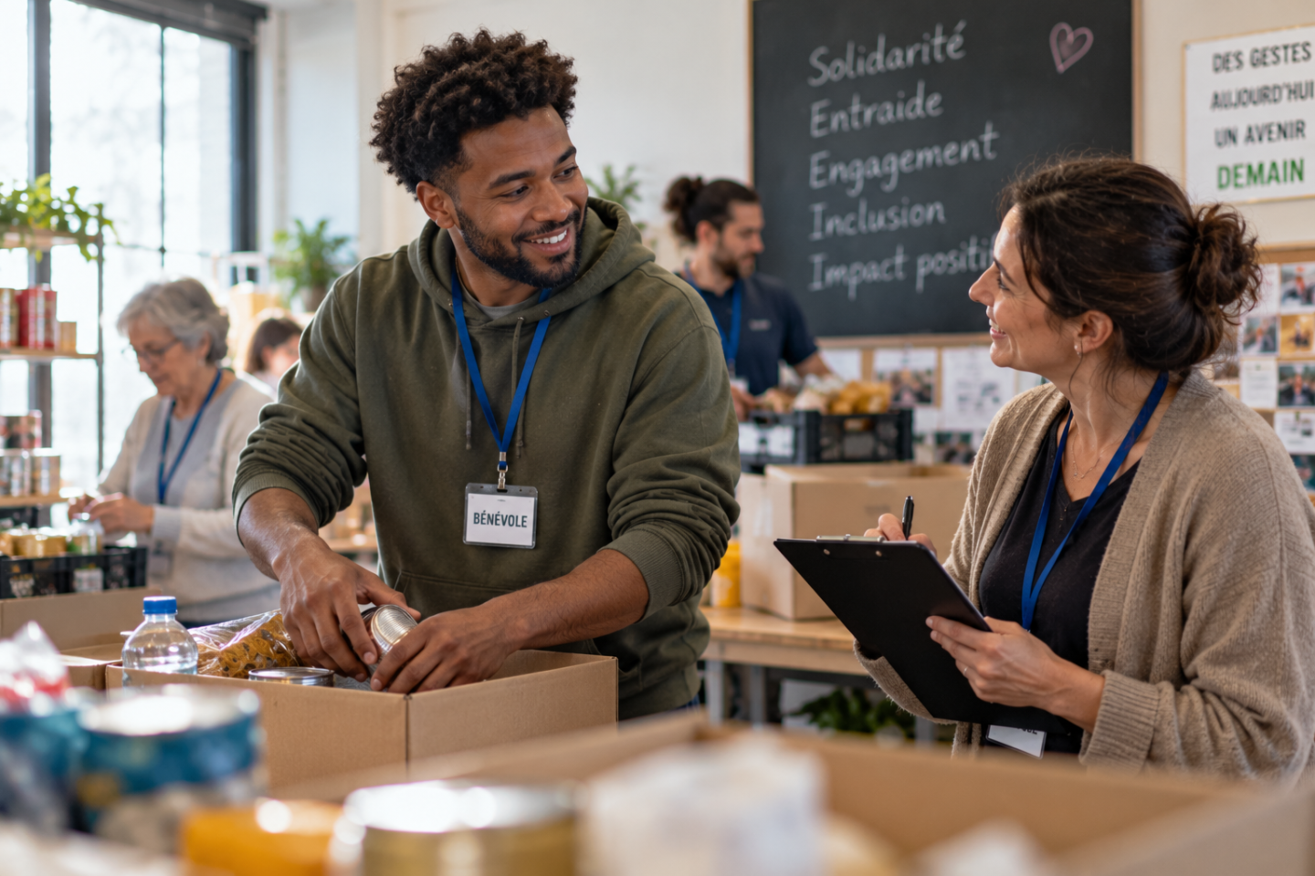 Personne utilisant le bénévolat comme tremplin de reconversion
