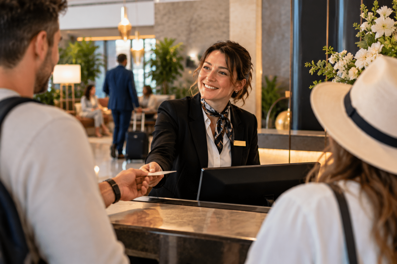 Personne en reconversion vers les métiers de l'hôtellerie