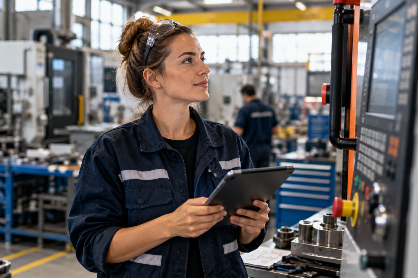 Personne en reconversion vers les métiers de l'industrie