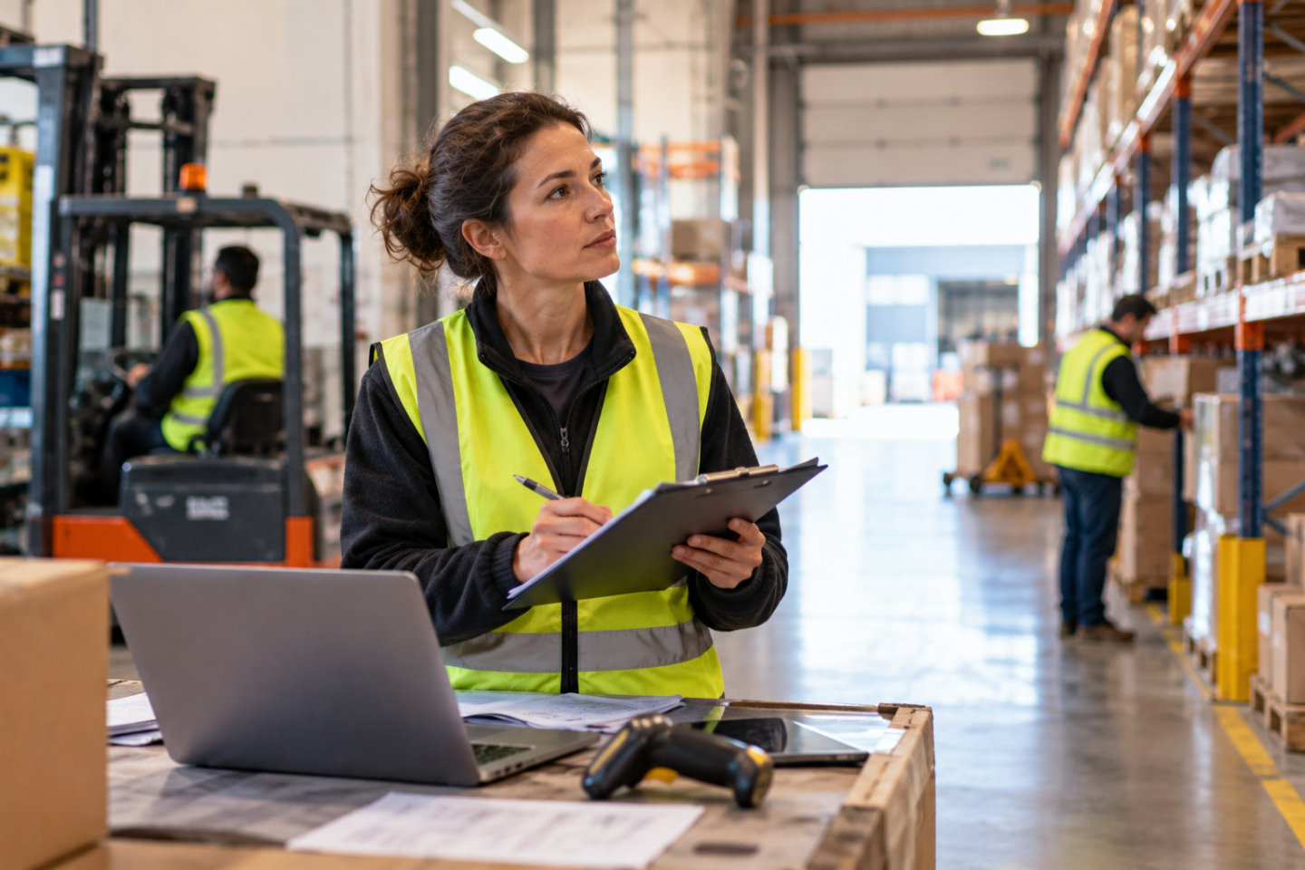 Personne en reconversion vers les métiers de la logistique