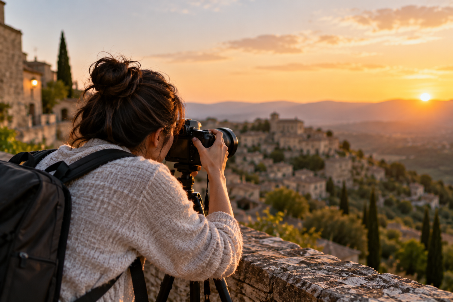 Personne en reconversion vers le métier de photographe
