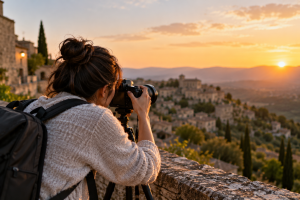 Personne en reconversion vers le métier de photographe